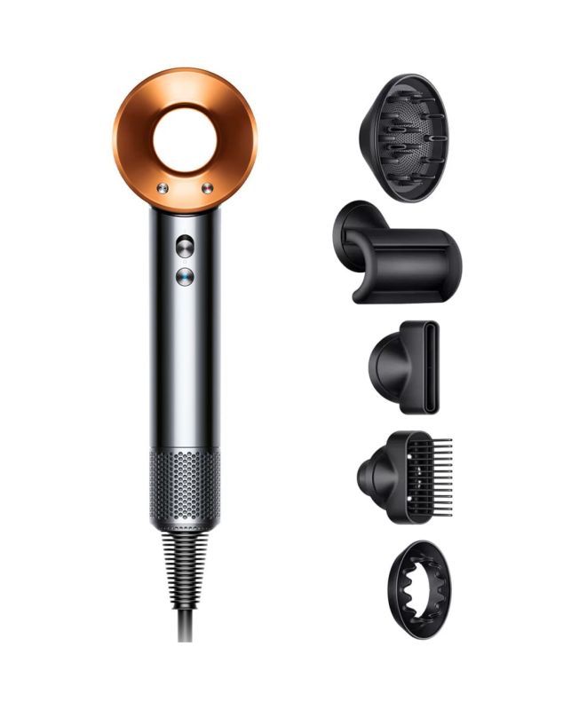 Dyson Supersonic HD07 Hair Dryer, Nickel/Copper