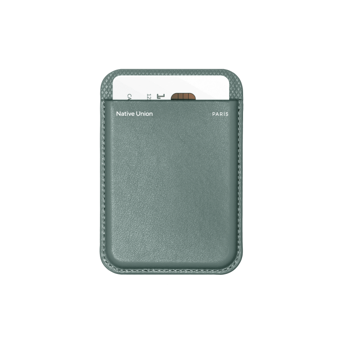 Native Union (RE)Classic wallet case, green slate