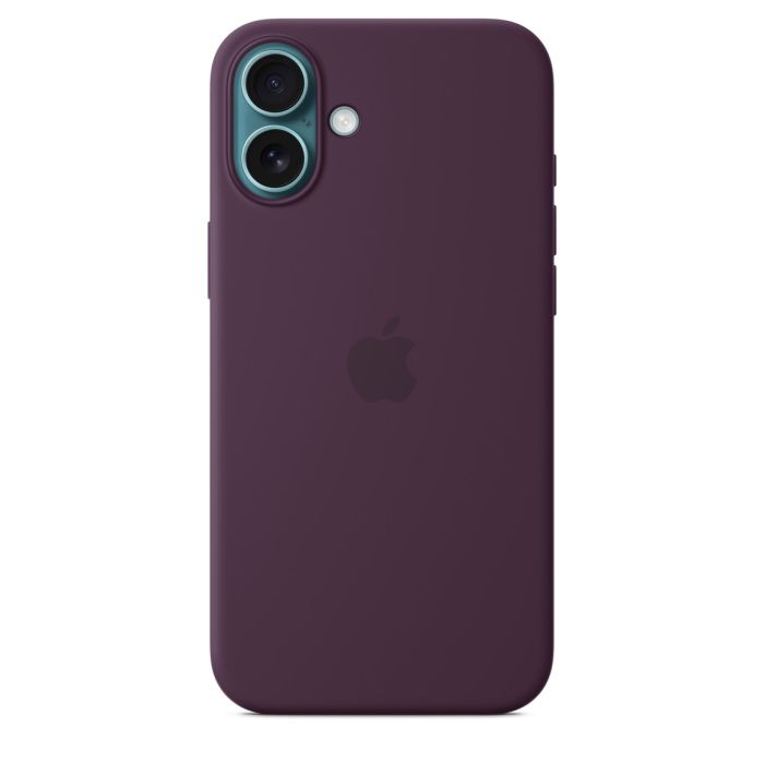 Apple Silicone MagSafe Case for iPhone 16 Plus, plum
