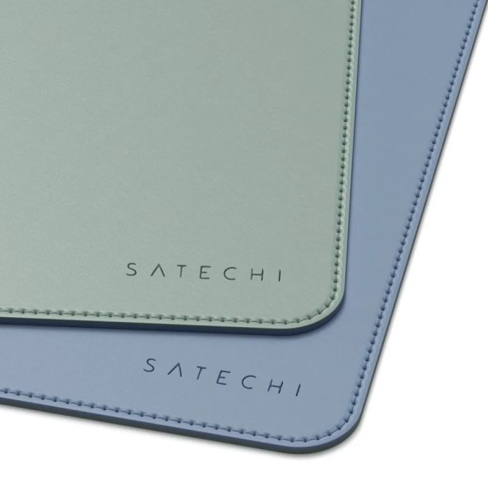 Satechi Dual Side ECO-Leather Deskmate, blue/green