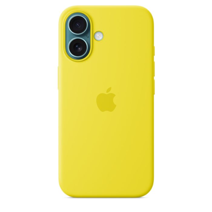 Apple Case for iPhone 16 Silicone with MagSafe, Yellow