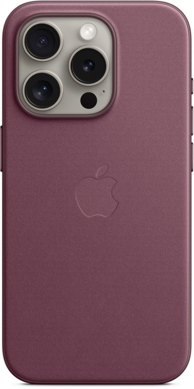 Apple MagSafe FineWoven Case for iPhone 15 Pro, ТMulberryУ