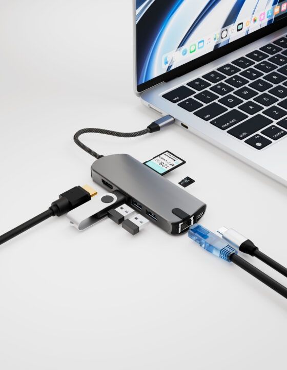 VLP Infinity Hub 8-in-1 Adapter, Graphite