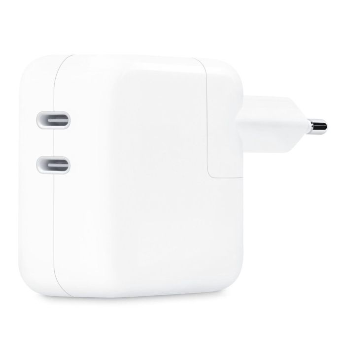 Apple 35W Dual Power Adapter, USB-C, White