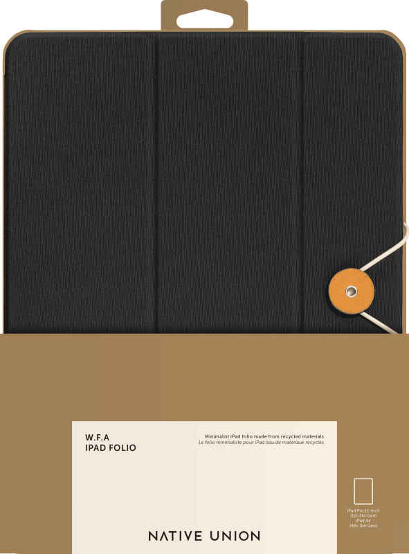 Native Union Folio Case for iPad Pro 11, Black