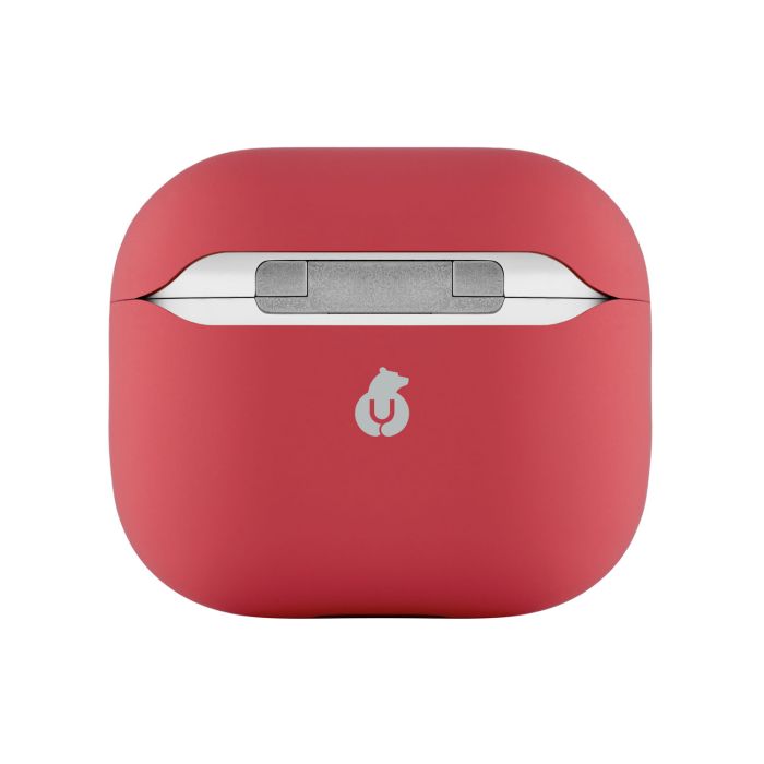 Ultra-thin Touch Case Silicone Case for AirPods 3, Red