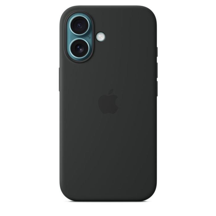 Apple Case for iPhone 16 Silicone with MagSafe, Black