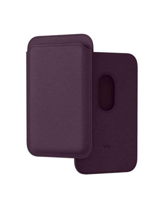 VLP Eco-Leather Card Holder with MagSafe, Marsala