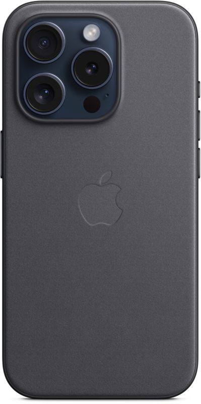 Apple MagSafe FineWoven Case for iPhone 15 Pro, Black