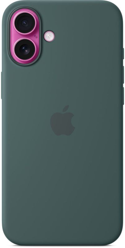 Apple case for iPhone 16 Plus Silicone MagSafe, green