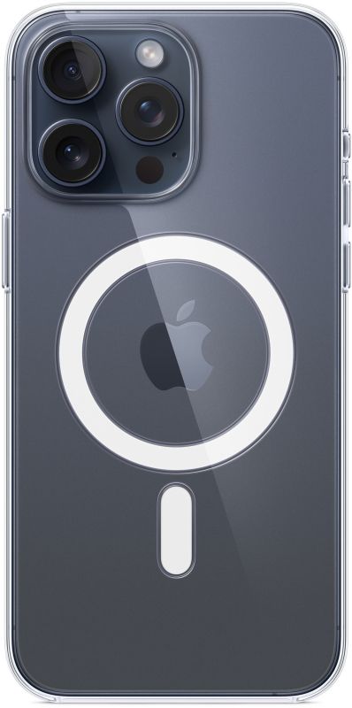 Apple MagSafe case for iPhone 15 Pro Max, transparent