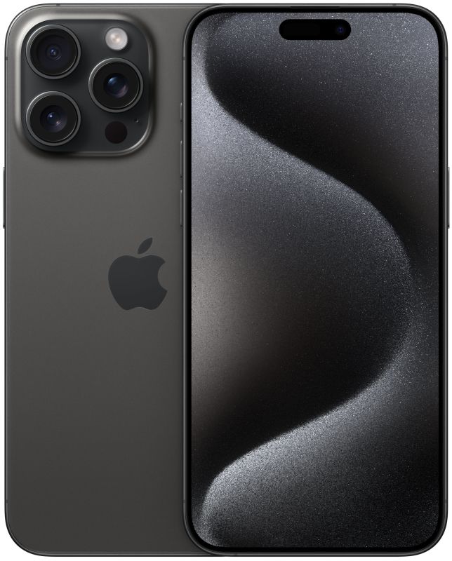 Apple iPhone 15 Pro Max, 1 TB, Titanium Black
