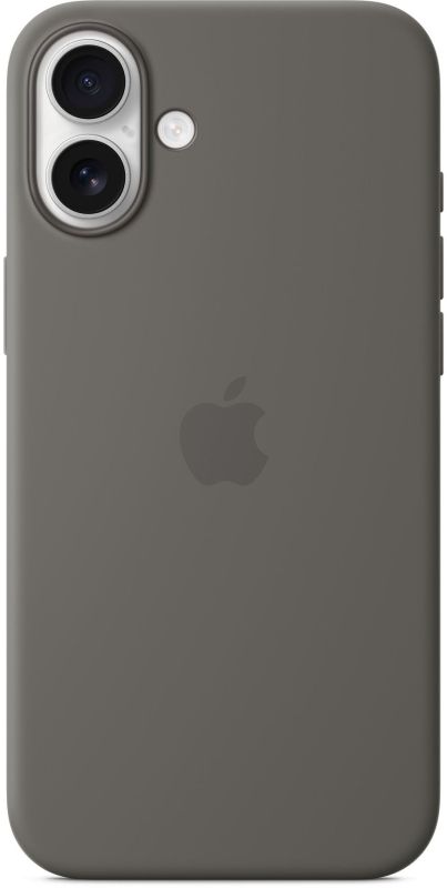 Apple Case for iPhone 16 Plus Silicone MagSafe, Gray
