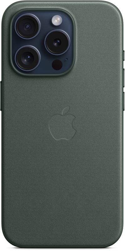 Apple MagSafe FineWoven Case for iPhone 15 Pro, Green