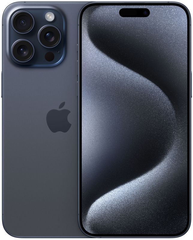 Apple iPhone 15 Pro Max, 1 TB, Titanium Blue
