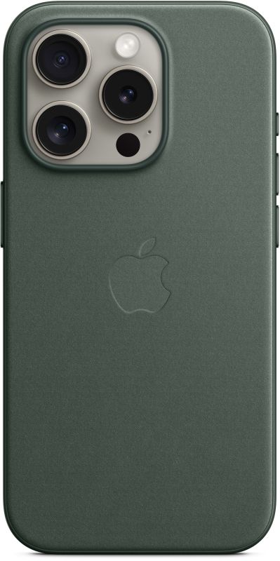 Apple MagSafe FineWoven Case for iPhone 15 Pro, Green
