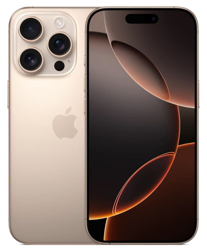 Apple iPhone 16 Pro, 1 TB, Titanium Sand