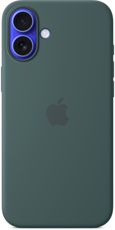 Apple case for iPhone 16 Plus Silicone MagSafe, green