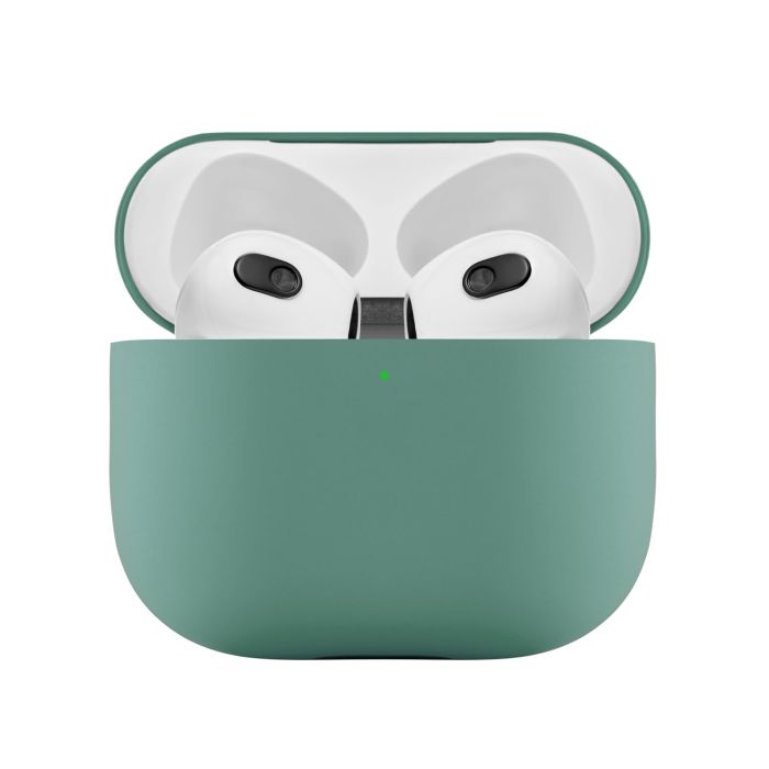 Ultra-thin Touch Case silicone case for AirPods 3, green