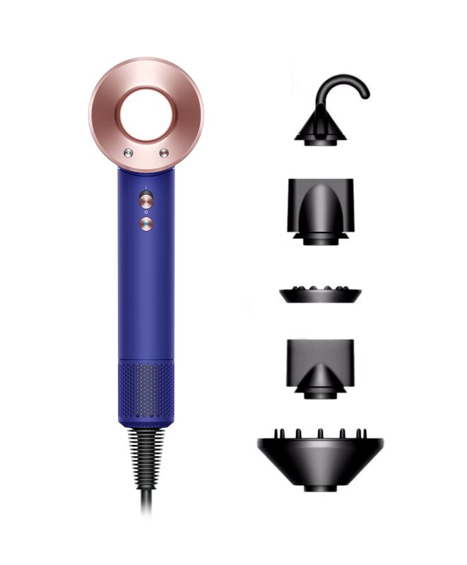 Dyson Supersonic HD08 Hair Dryer, Vinca Blue/Rose