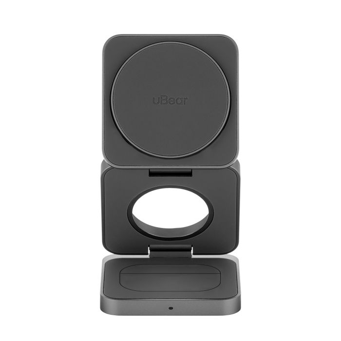 uBear Balance Wireless Charger with MagSafe Support, Gray