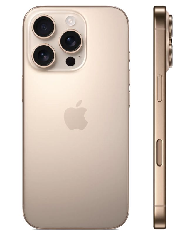 Apple iPhone 16 Pro, 1 TB, Titanium Sand