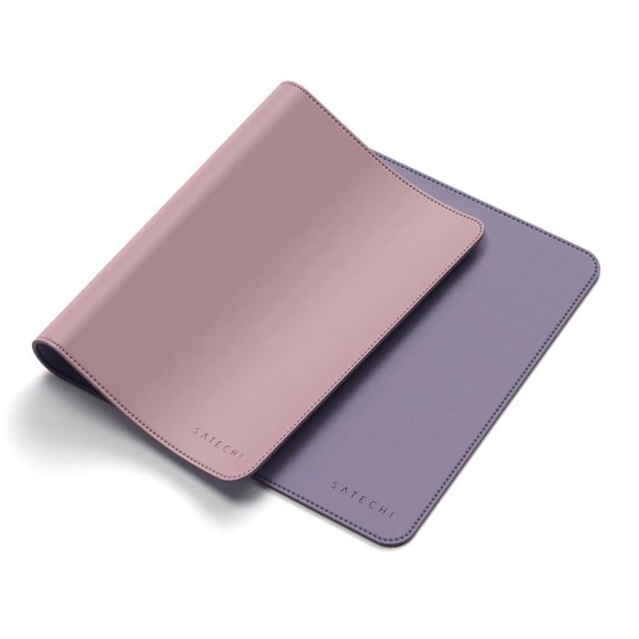 Satechi Dual Side ECO-Leather Deskmate, Pink/Purple