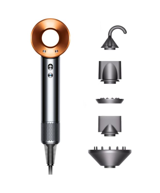 Dyson Supersonic HD08 Hair Dryer, Nickel/Copper
