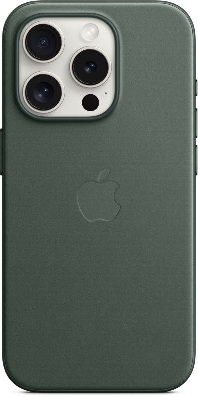 Apple MagSafe FineWoven Case for iPhone 15 Pro, Green