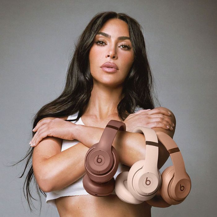 Beats Studio Pro Kim Special Edition wireless headphones, sand