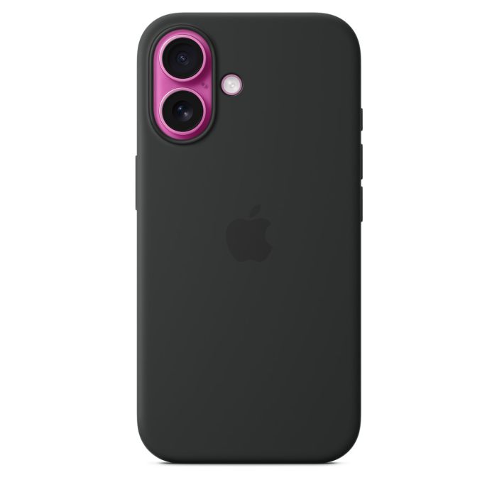 Apple Case for iPhone 16 Silicone with MagSafe, Black