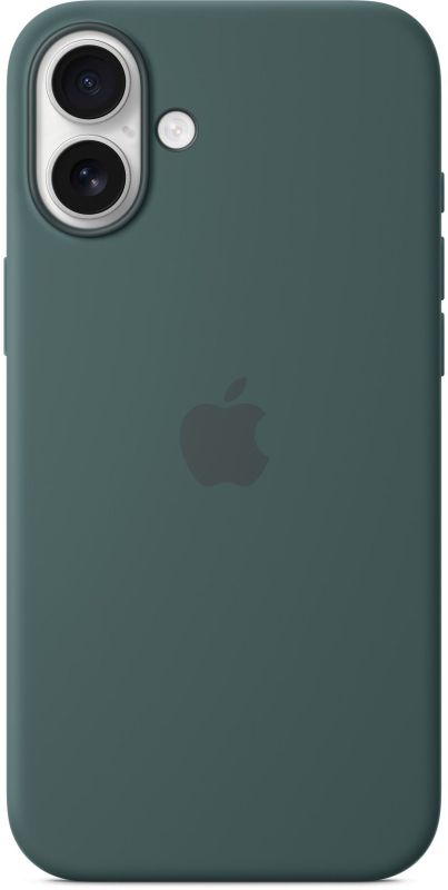 Apple case for iPhone 16 Plus Silicone MagSafe, green