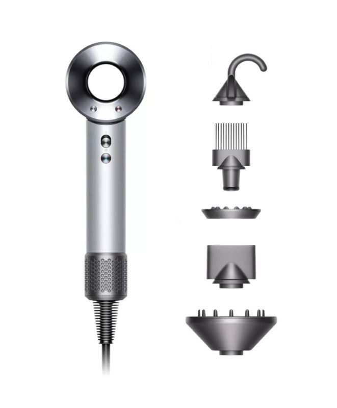 Dyson Supersonic HD11 Hair Dryer, Silver/Black
