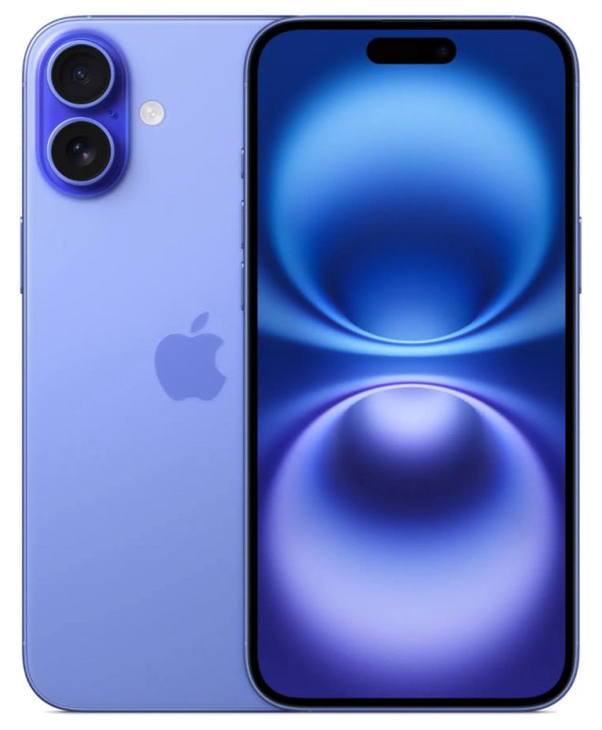 Apple iPhone 16 Plus, 128 GB, Ultramarine