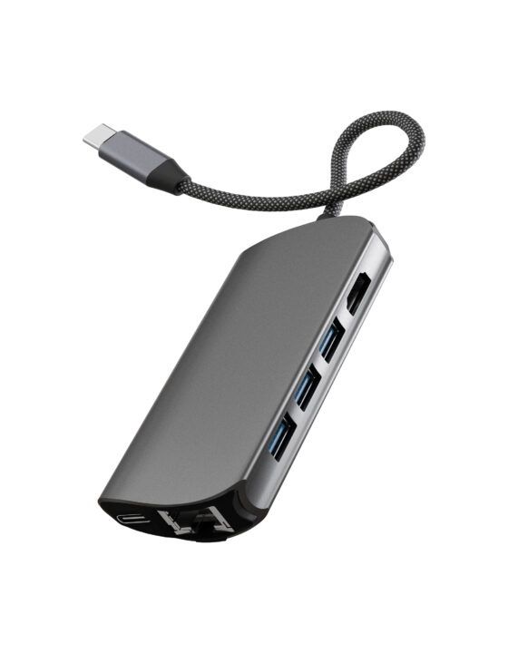 VLP Infinity Hub 8-in-1 Adapter, Graphite