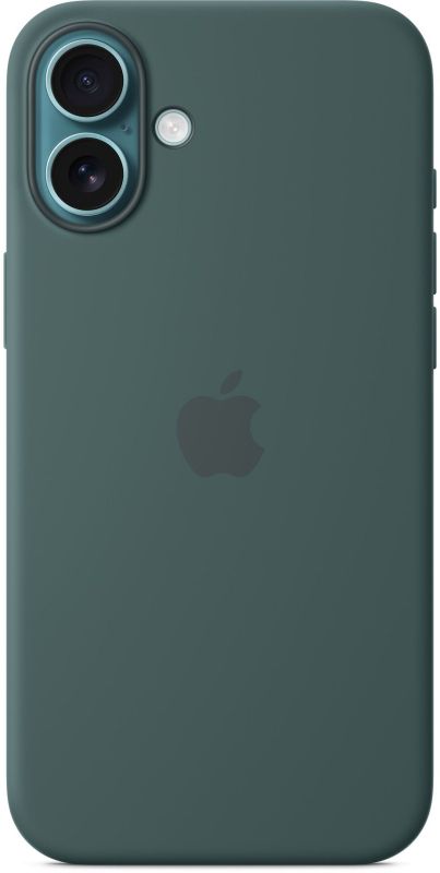 Apple case for iPhone 16 Plus Silicone MagSafe, green