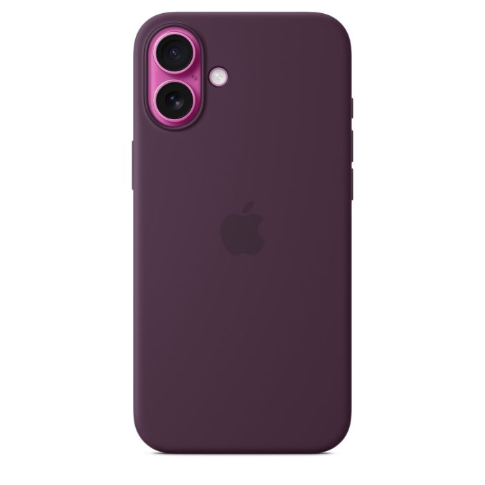 Apple Silicone MagSafe Case for iPhone 16 Plus, plum