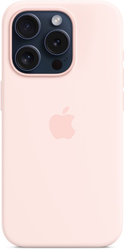Apple MagSafe Case for iPhone 15 Pro, Silicone, Pink