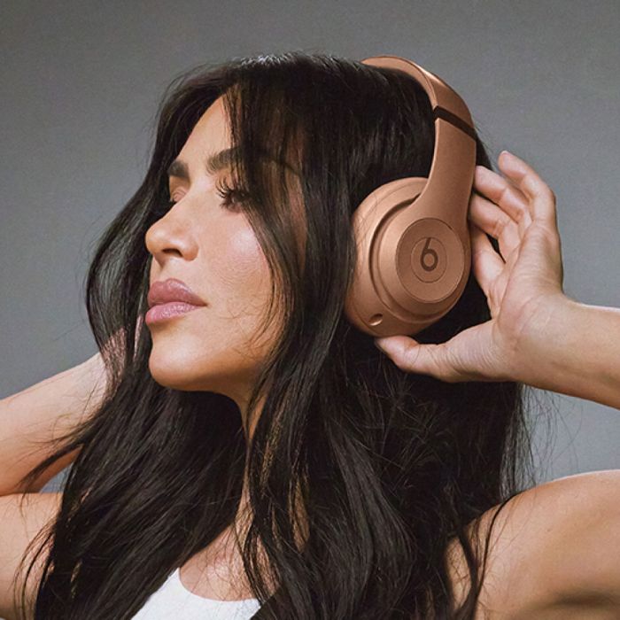 Beats Studio Pro Kim Special Edition wireless headphones, sand