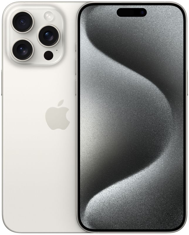 Apple iPhone 15 Pro Max, 1 TB, Titanium White