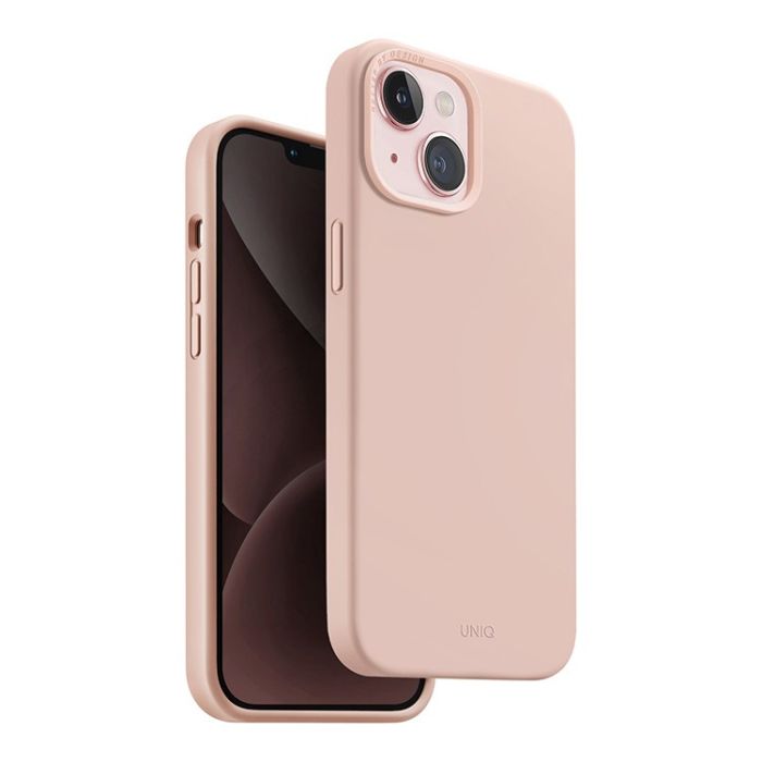 Uniq case for iPhone 15 LINO Magsafe, pink