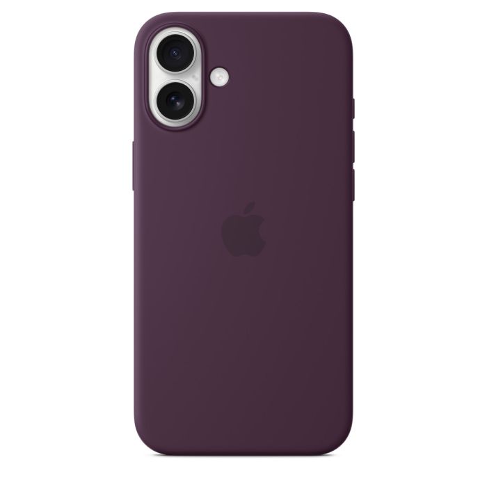 Apple Silicone MagSafe Case for iPhone 16 Plus, plum