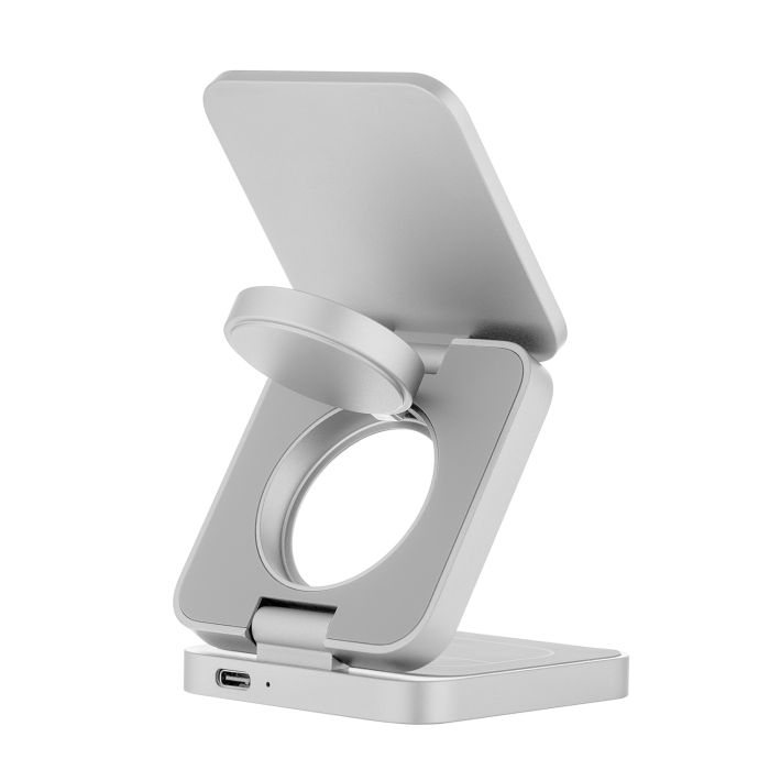 uBear Balance Wireless Charger with MagSafe Support, Silver