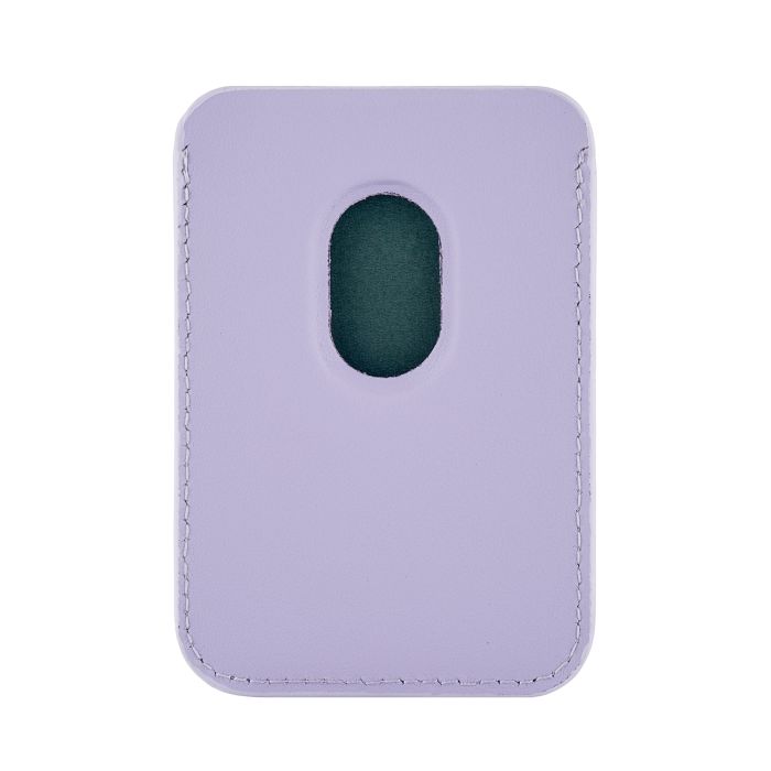 uBear Leather Shell magnetic card holder, purple