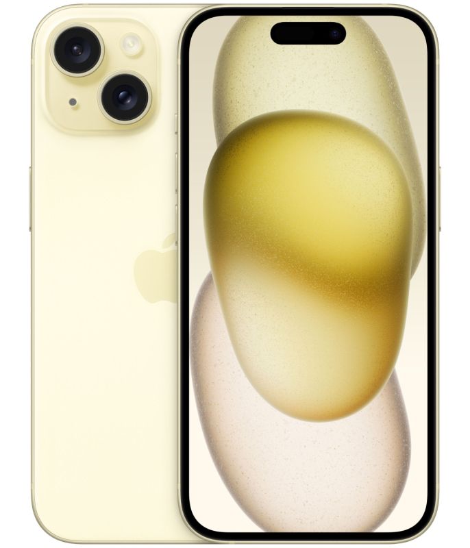 Apple iPhone 15, 256 GB, Yellow