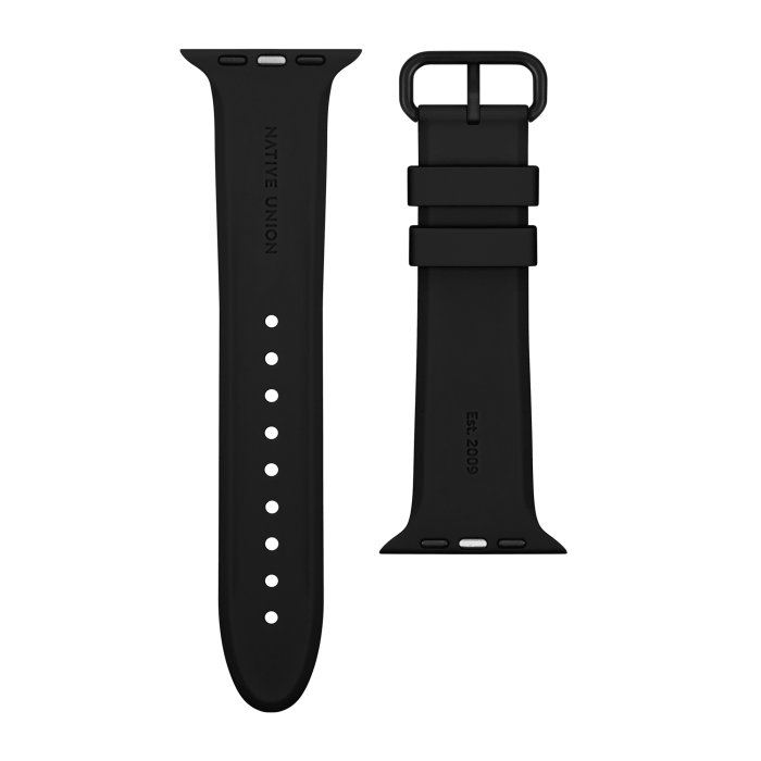 Native Union strap for Apple Watch 44mm, silicone, black