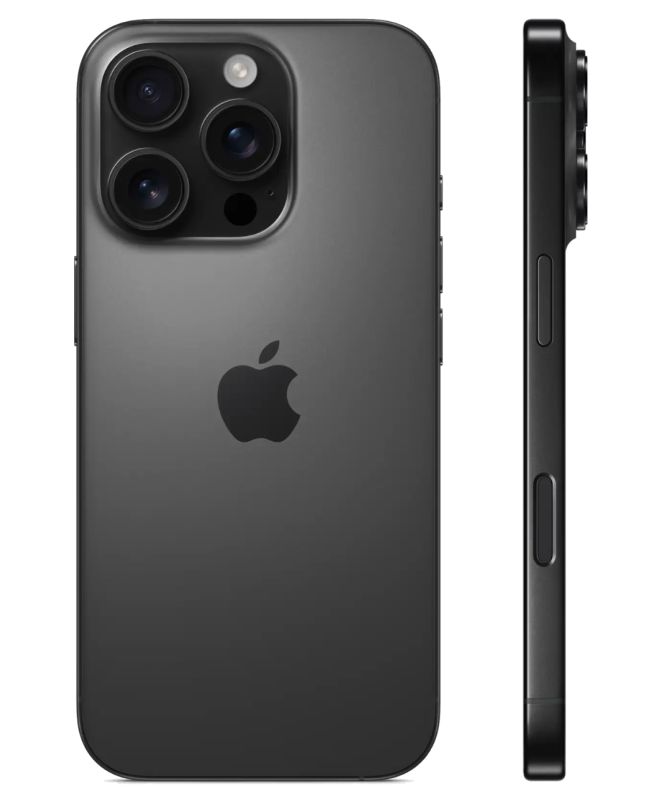 Apple iPhone 16 Pro, 1 TB, Titanium Black