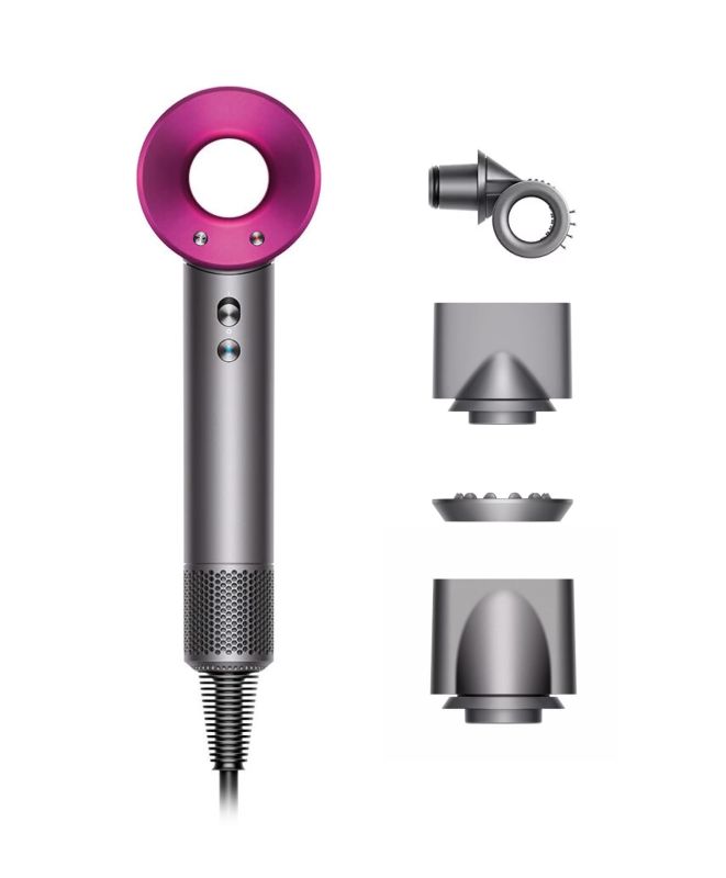 Dyson Supersonic HD15 Hair Dryer, Nickel/Fuchsia