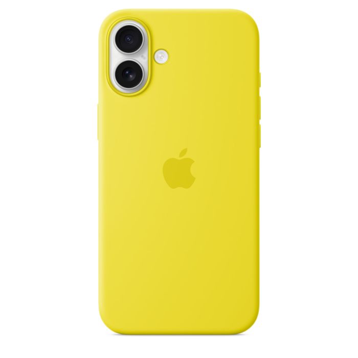 Apple case for iPhone 16 Plus Silicone MagSafe, yellow
