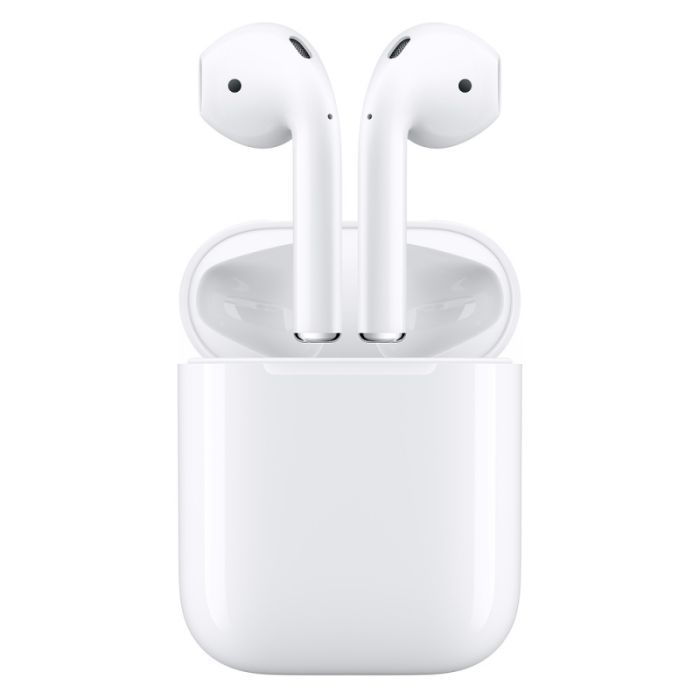 Apple AirPods 2 (2019) headphones in charging case, white